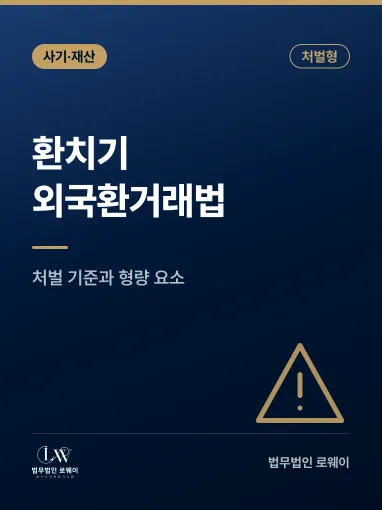 환치기 외국환거래법위반, 처벌 기준과 형량 판단 요소 정리