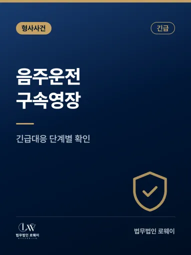 일산음주운전변호사 구속영장 긴급대응, 단계별로 확인할 점