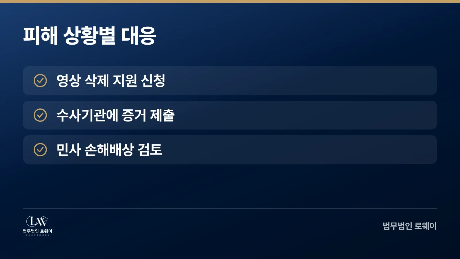 디지털성범죄 피해자 구제 절차